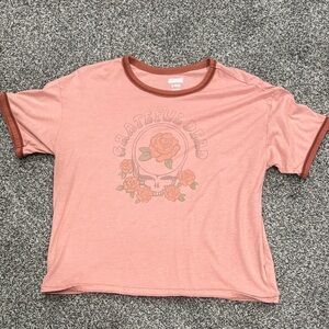 Grateful Dead Women's Pink Graphic Tee